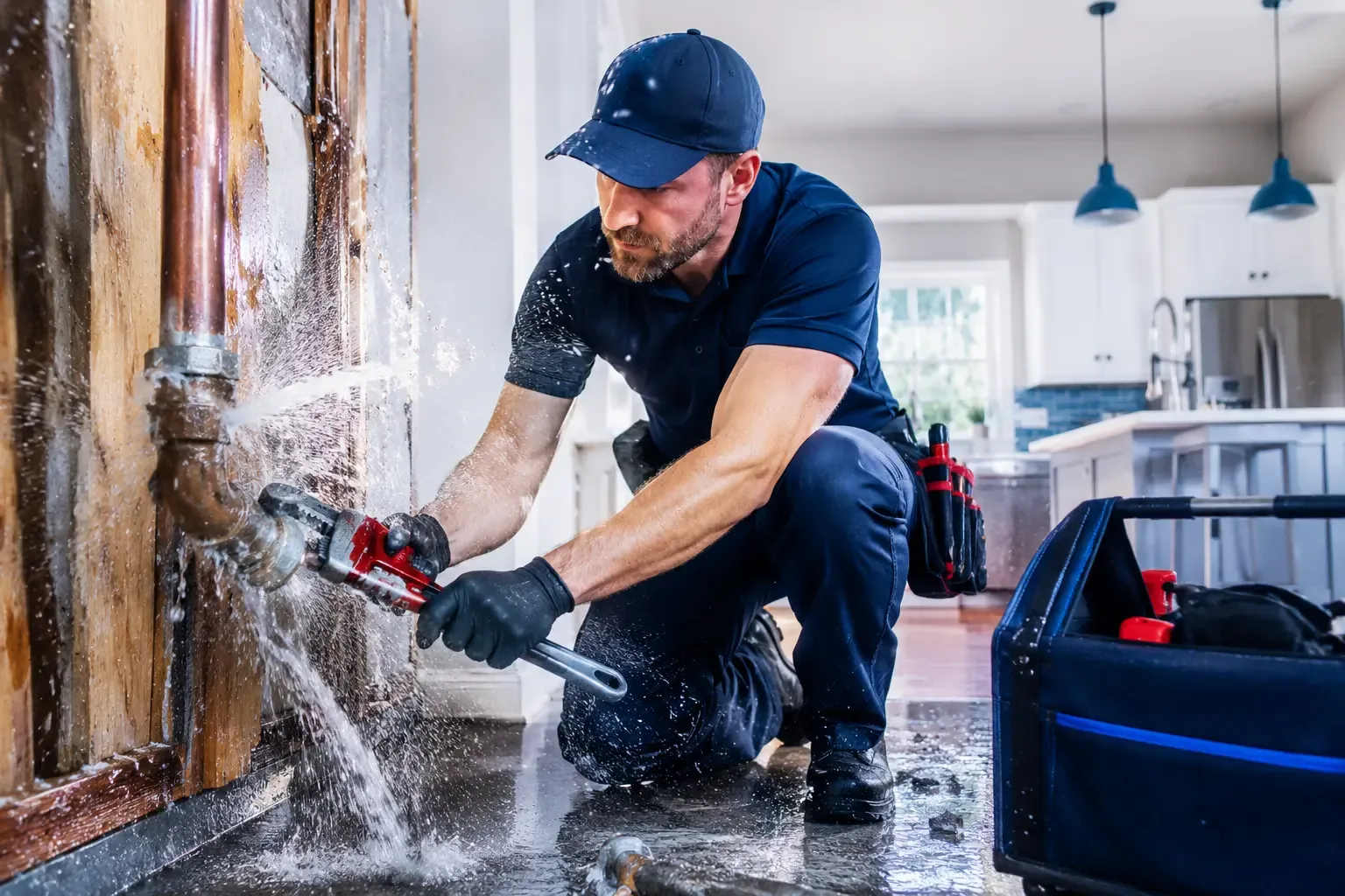 Local emergency pipe repair professionals in Uniontown, KS